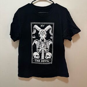 Spencer’s exclusive “The Devil” short sleeve T-shirt